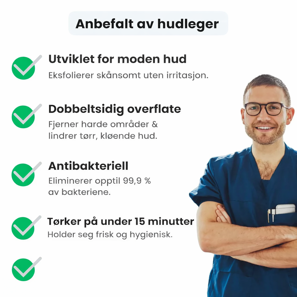 Blissy - Eksfolierende antibakterielt dusjhåndkle