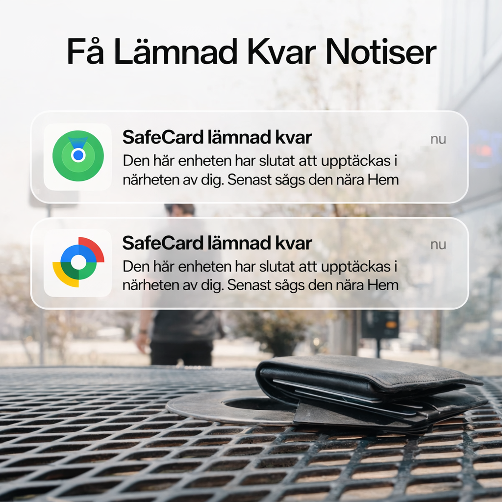 SafeCard - Tappa aldrig plånboken igen